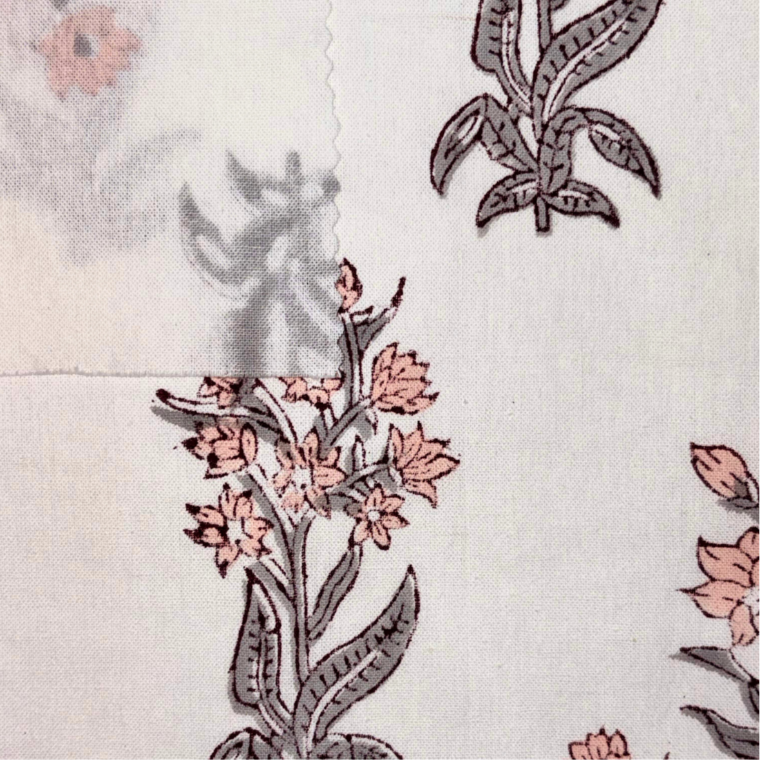 Araya Cotton 44" Block-Printed Buta Upholstery Fabric