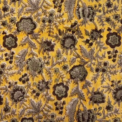Saffron Block Print Fabric