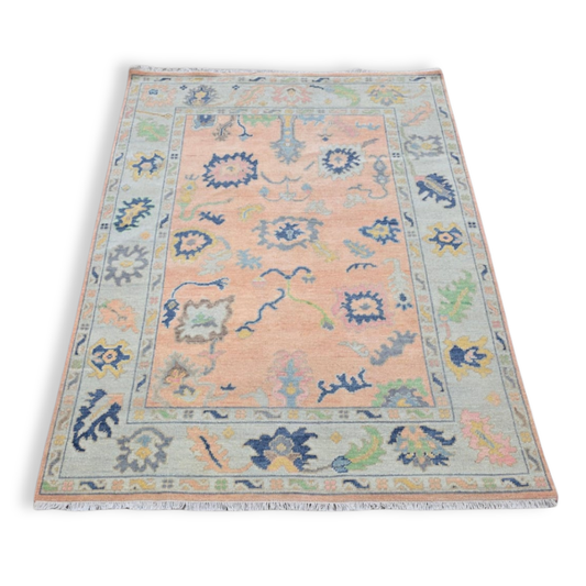 Sophia Hand-Knotted Oushak Rug | Hand-woven Wool Rug