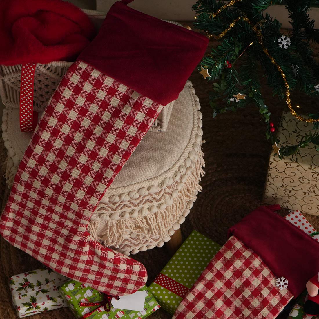 Avalice Christmas Stocking | Christmas Home Décor | Holiday Gifting