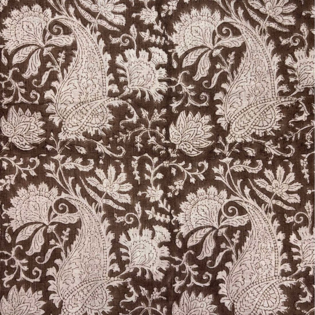 Rangrez Block Print Linen Fabric