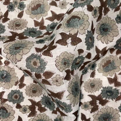 Pehli Block Printed Linen Fabric | Upholstery & Home Décor Fabric