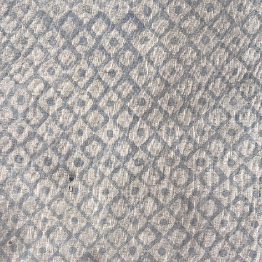 Paudi Block Printed Linen Fabric | Upholstery & Home Décor Fabric