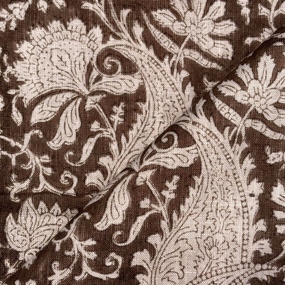 Rangrez Block Print Linen Fabric