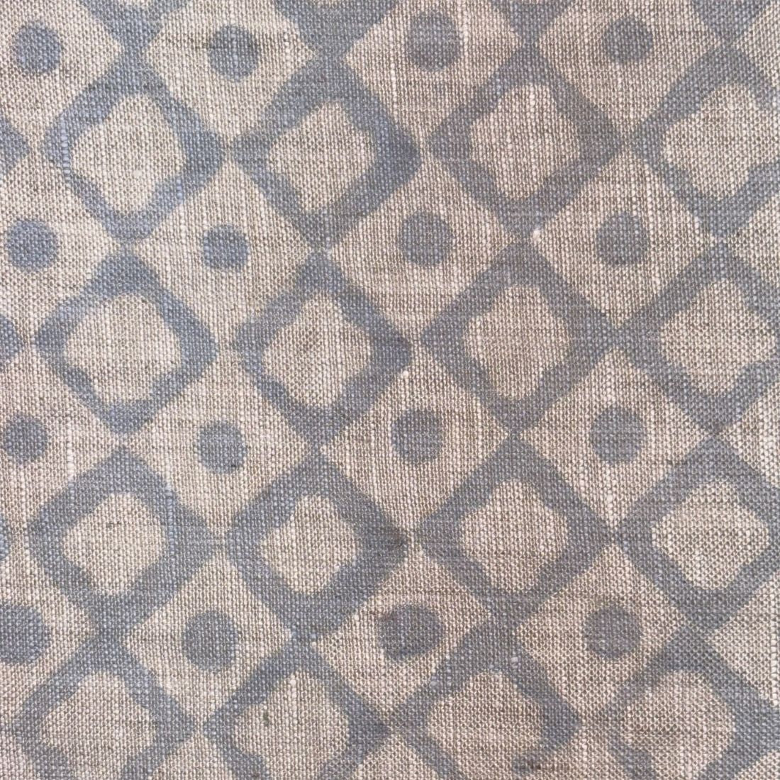 Paudi Block Printed Linen Fabric | Upholstery & Home Décor Fabric