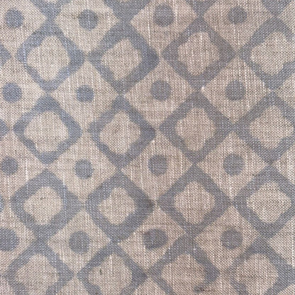Paudi Block Printed Linen Fabric | Upholstery & Home Décor Fabric