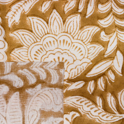 Malta Block Print Cotton Fabric