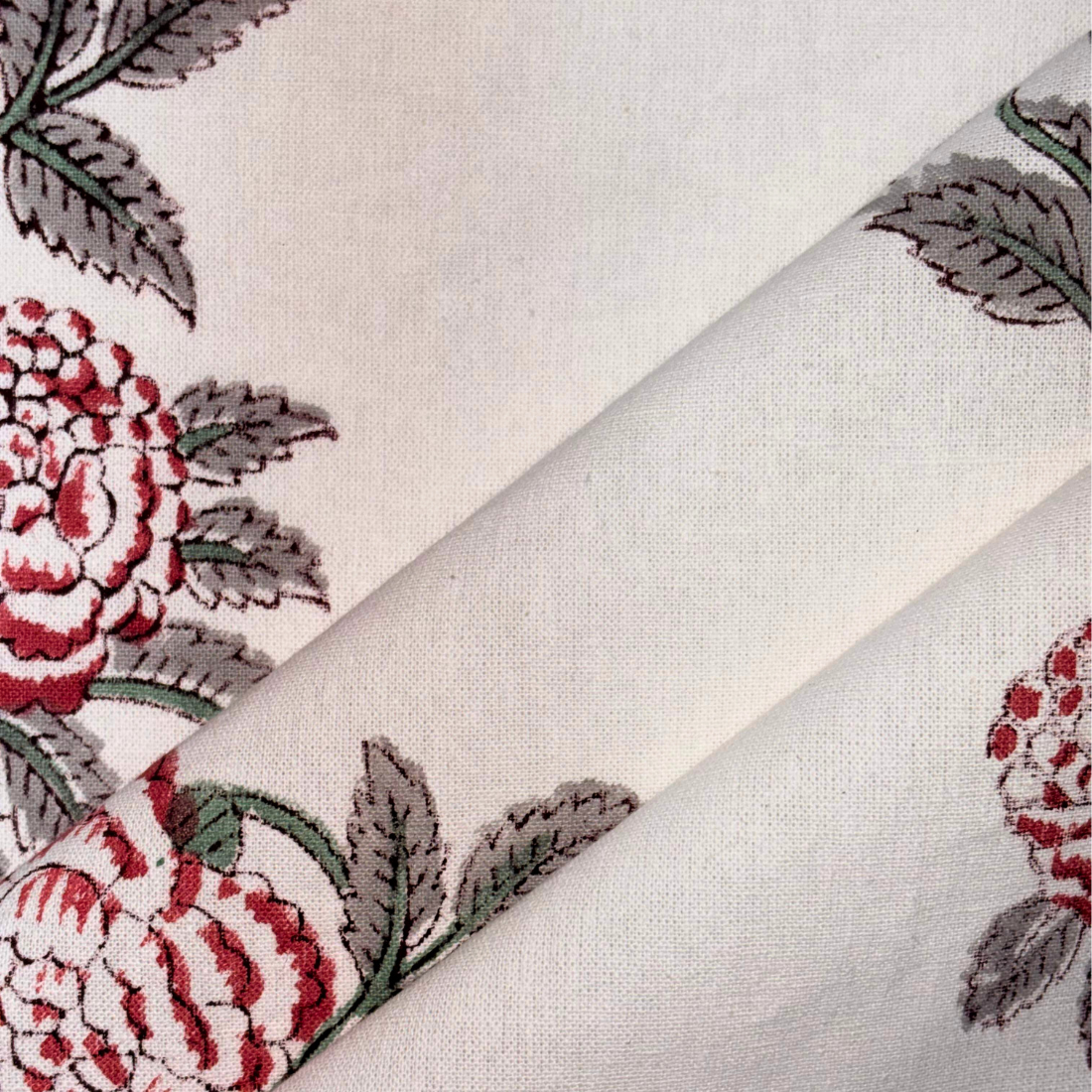 Kalyn Block Print Cotton Fabric