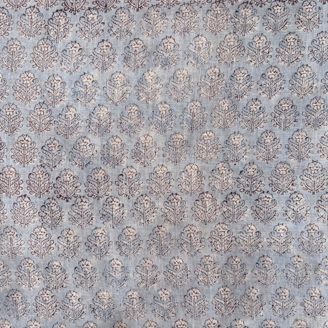 Dhoop Block Printed Linen Fabric | Upholstery & Home Décor Fabric