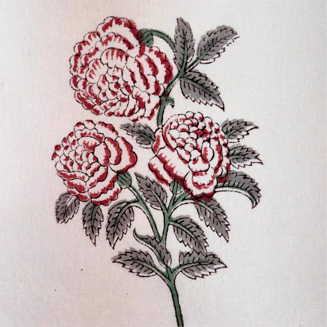 Kalyn Block Print Cotton Fabric