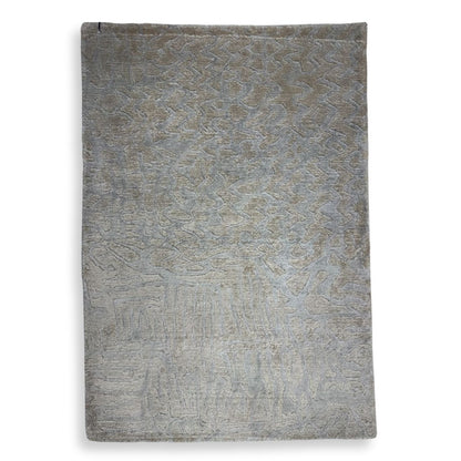 Violet Hand Knotted Indo Nepali Rug