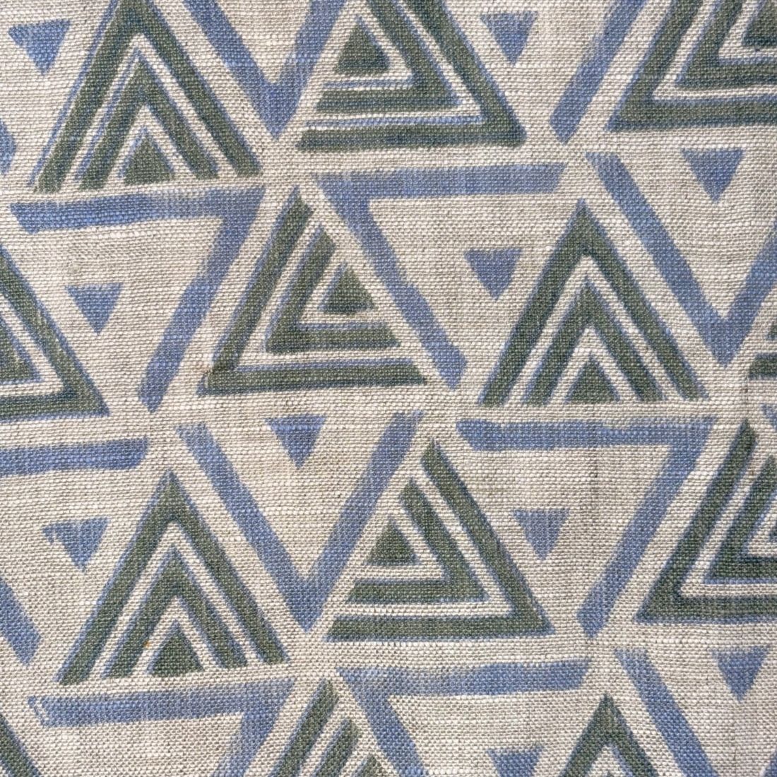 Jaadu Block Printed Linen Fabric | Upholstery & Home Décor Fabric