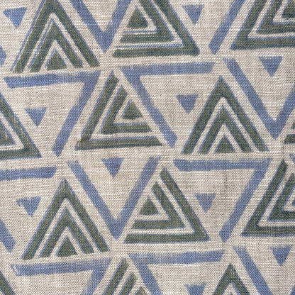 Jaadu Block Printed Linen Fabric | Upholstery & Home Décor Fabric