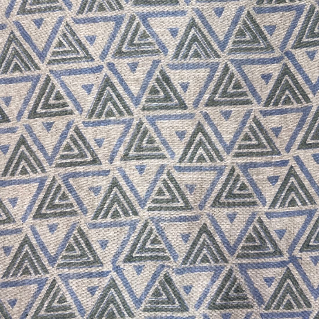 Jaadu Block Printed Linen Fabric | Upholstery & Home Décor Fabric