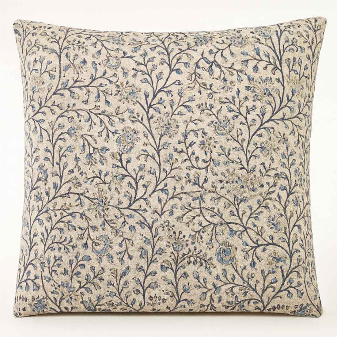Zari Block Printed Pillow Cover