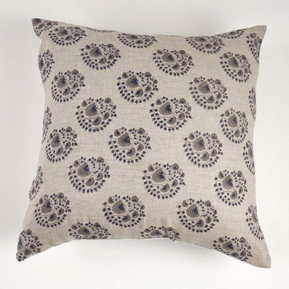 Decorative pillow with a pattern on a white background