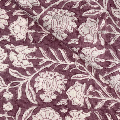 Kutch Block Print Linen Fabric