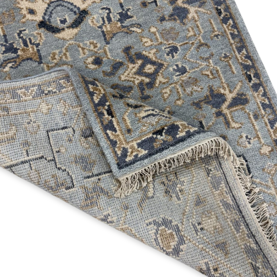Madeline Hand-Knotted Oushak Rug | Hand-woven Wool Rug