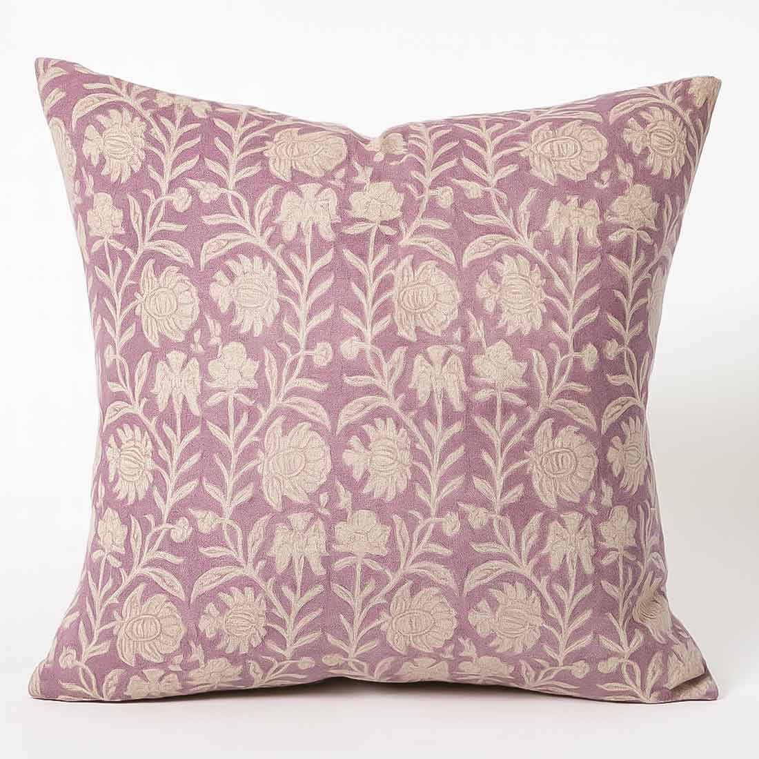 Isha Block Printed Pillow Cover