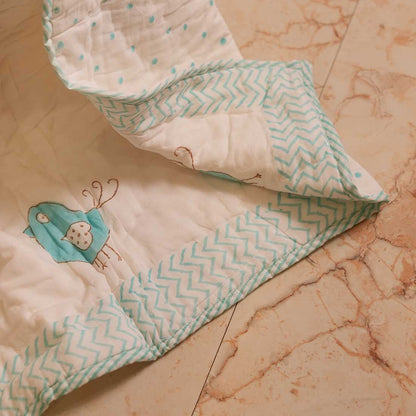 Kokie  Printed Baby Quilt