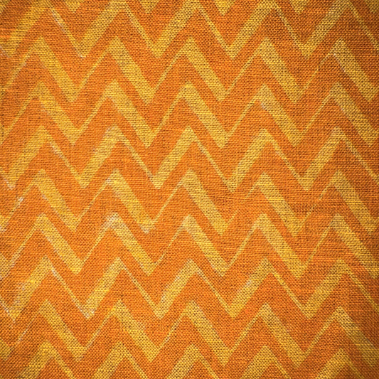 Vrishti Block Print Linen Fabric