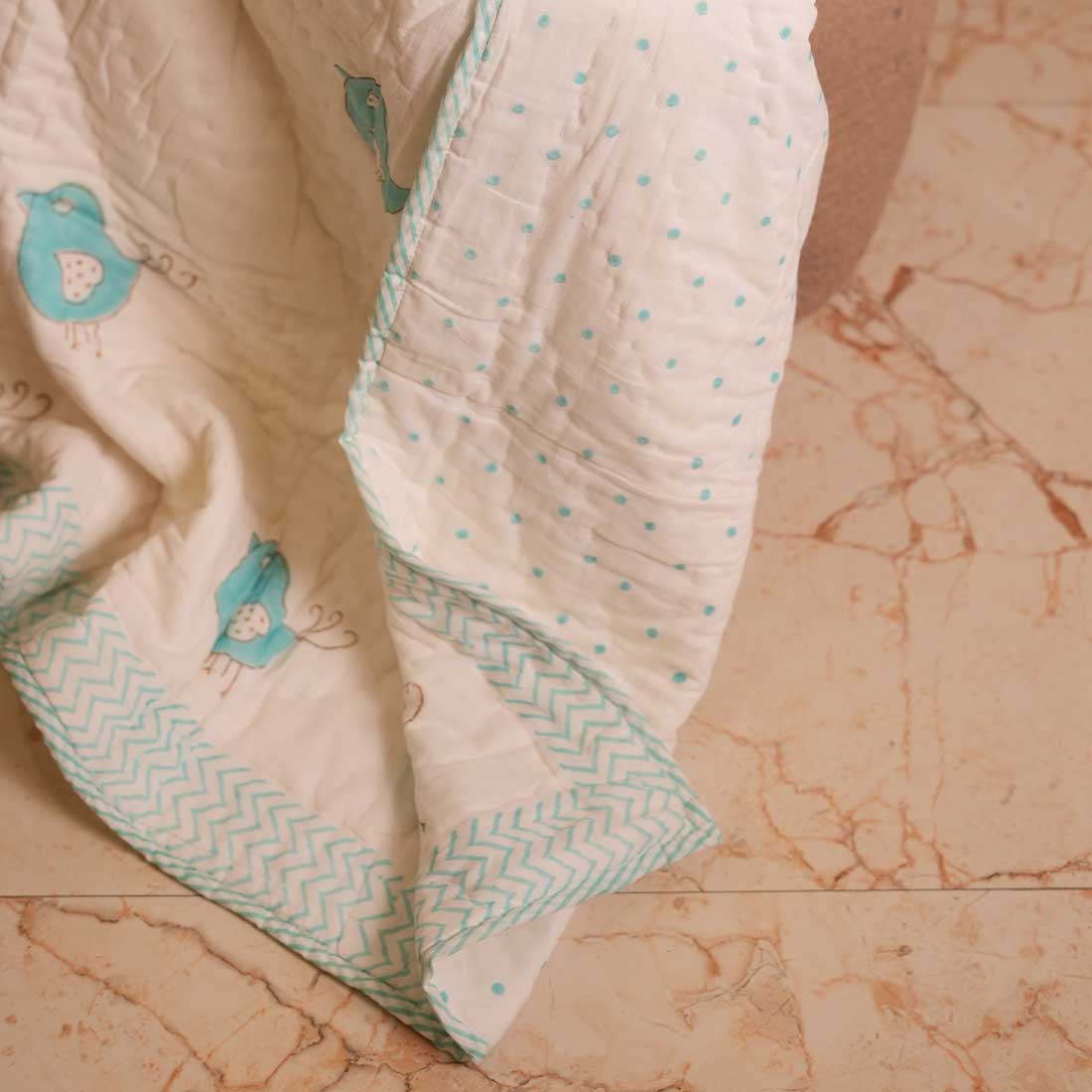 Kokie  Printed Baby Quilt