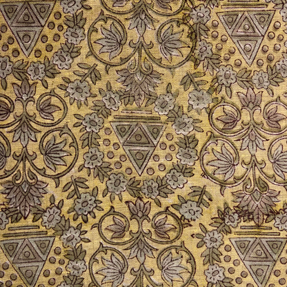 Shringarika Block Print Linen Fabric