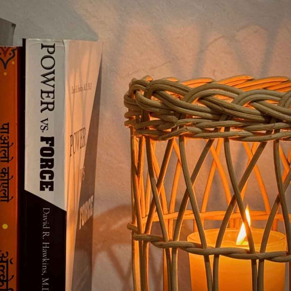 Cane Candle Holder