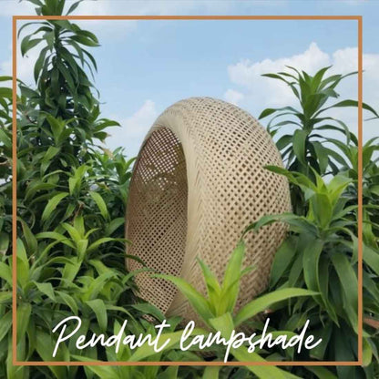 Hanging Natural Lampshade (Without Electrical Accessories)