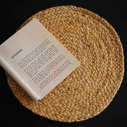 EarthWeave Round Jute Coaster – 6" Handwoven Rustic Elegance