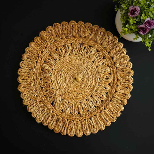 KoshaMini™ Square Jute Coaster – 6″