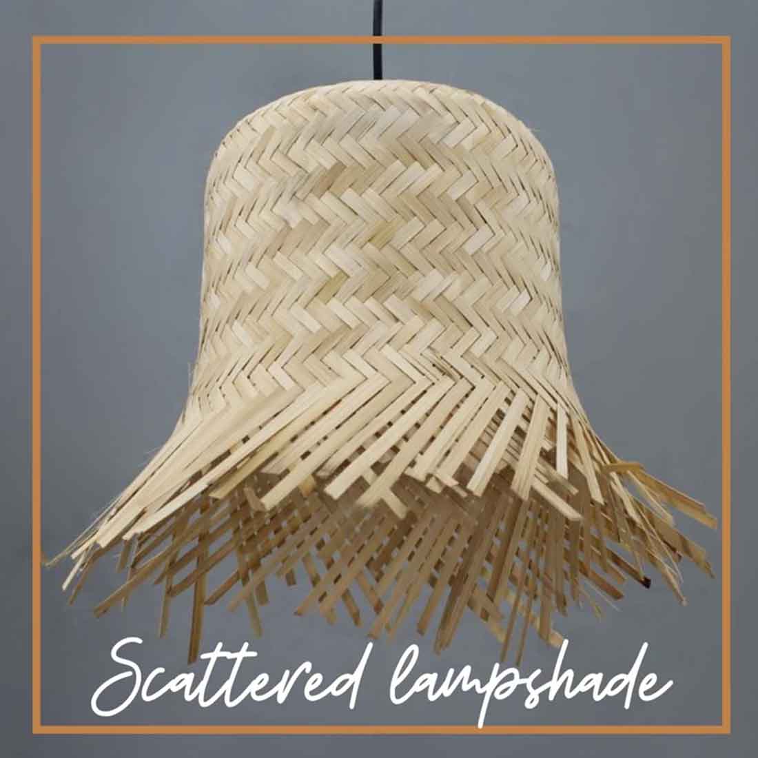 Scattered Lampshade - Natural (Without Electrical Accessories)