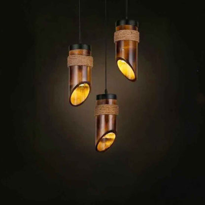 Vertical Lampshade - Set of 3 with Base Plate (With Electrical Accessories)