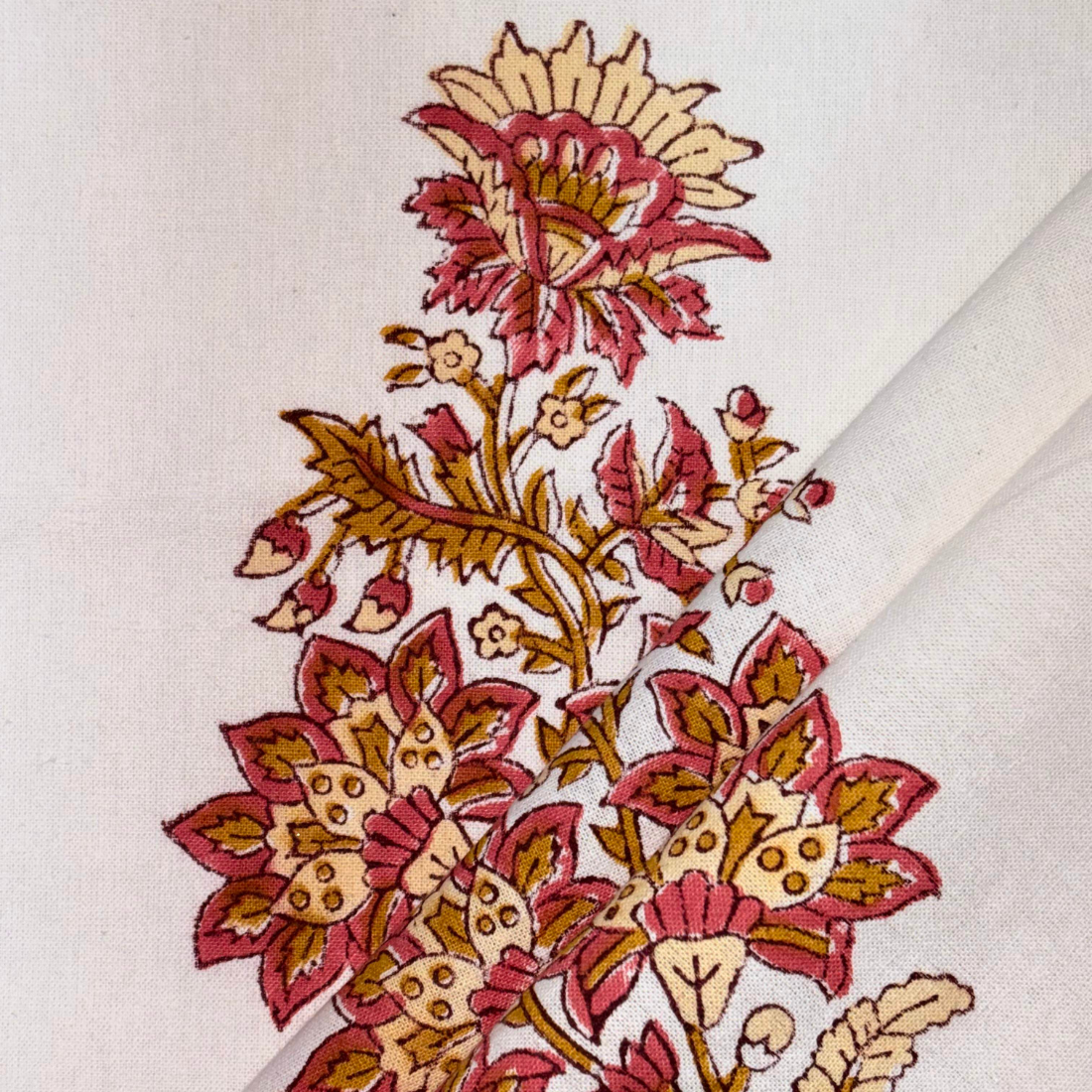 Kamyn Block Print Cotton Fabric