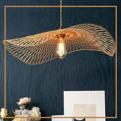 Wavy Straw Lampshade