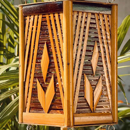 Hanging Lampshade - 6 corner - (Without Electrical Accessories)