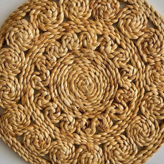 EcoCharm Jute Coaster – 6" Handwoven Rustic Beauty