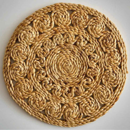 Krama Round Jute Placemat