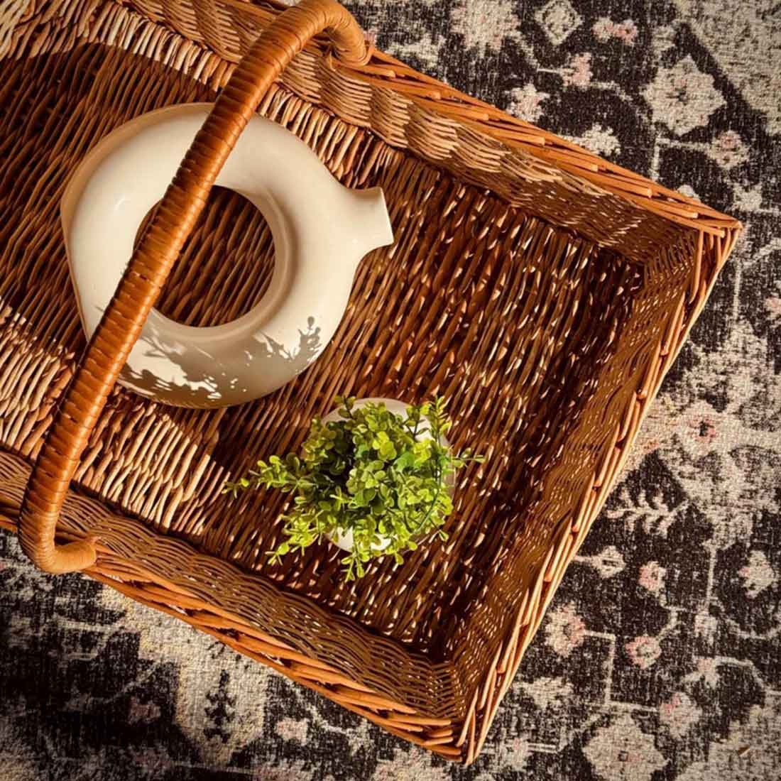 Aishvarya Tray Woven Basket