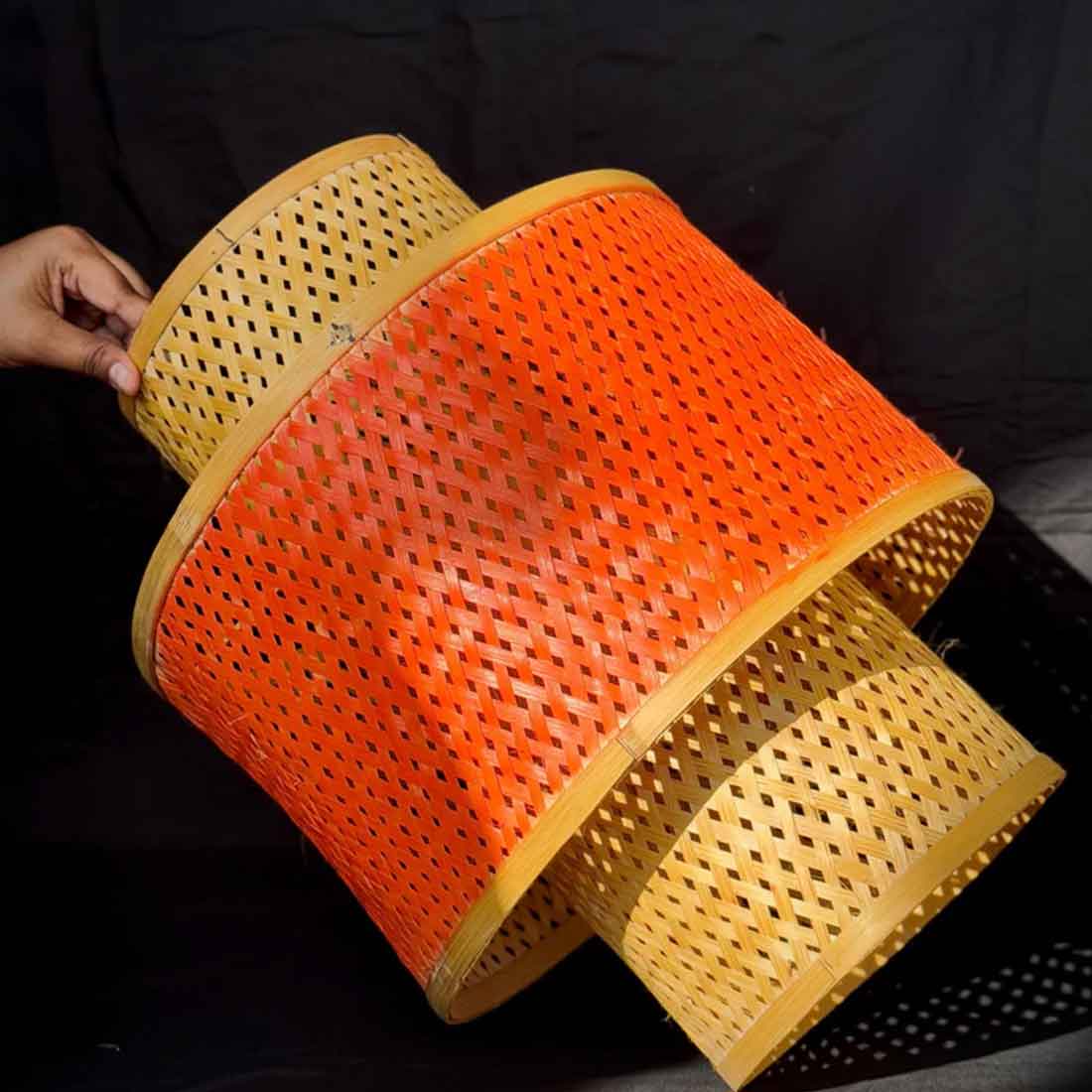 Double layer Lampshade - Outer layer Color (Without Electrical Accessories)