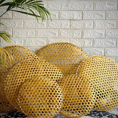 STAR BAMBOO MAT LAMPSHADES