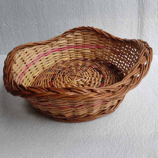 Willow Wave Basket - Premium Handwoven (Single Pc)