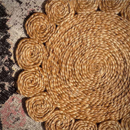 Multipurpose Jute Coasters - 6" Handwoven Rustic Charm