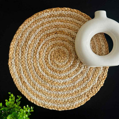 TARAH – Handwoven Round Jute Placemat