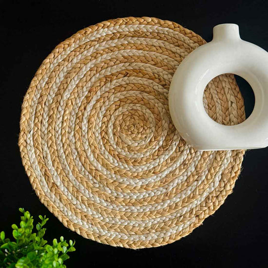 TARAH – Handwoven Round Jute Placemat