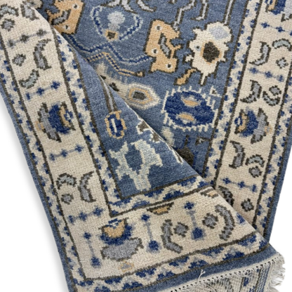 Vivienne Hand-Knotted Oushak Rug | Hand-woven Wool Rug