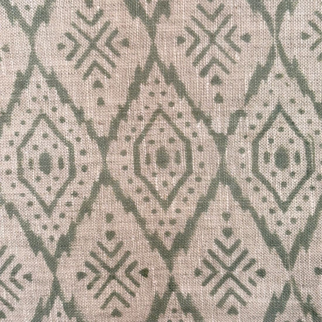 Hivra Block Printed Linen Fabric | Upholstery & Home Décor Fabric