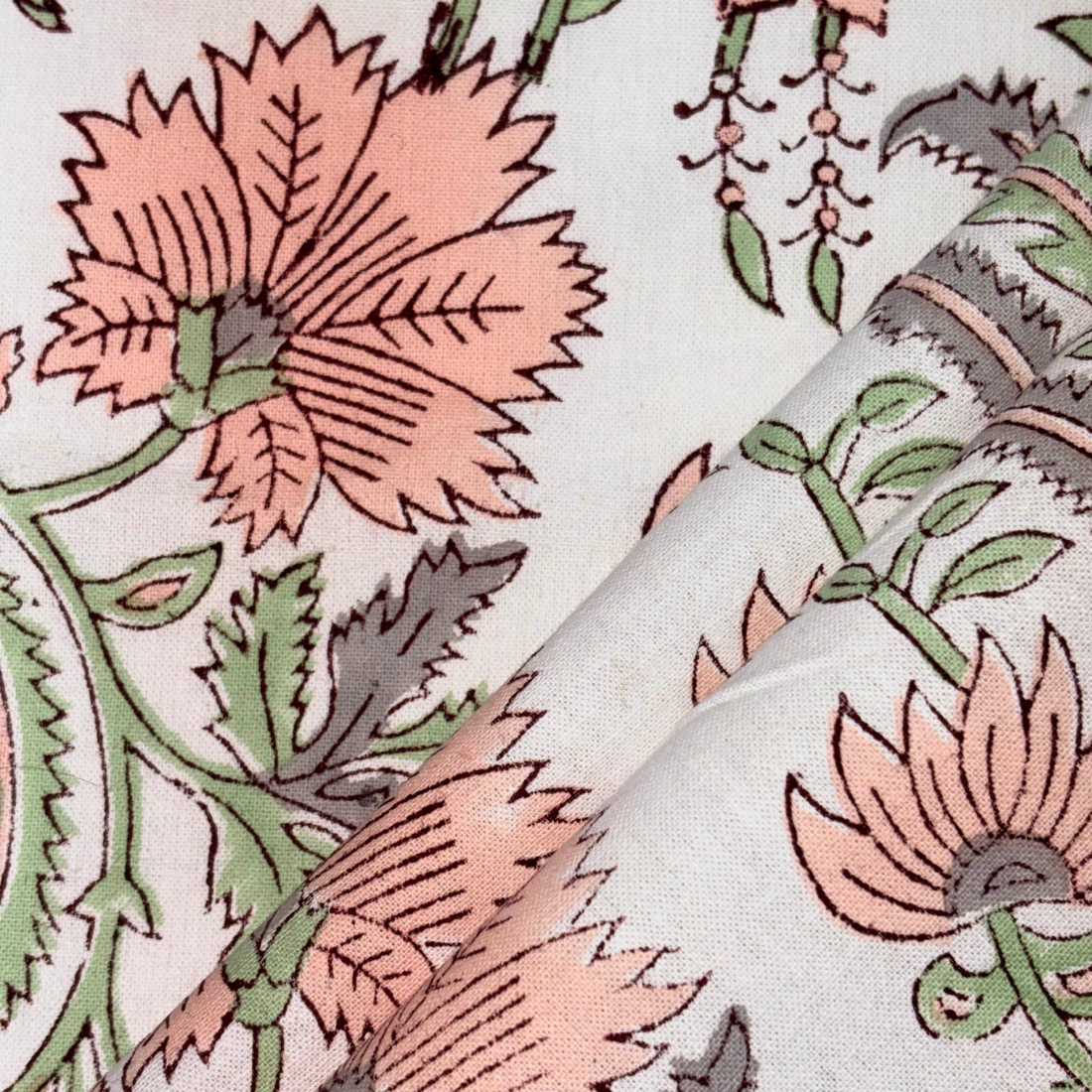 Tarin Block Print Cotton Fabric