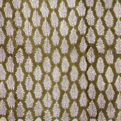 Gajju Block Printed Linen Fabric | Upholstery & Home Décor Fabric