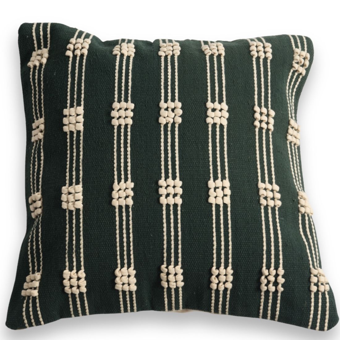 Calm Square Woven Pillow Cover